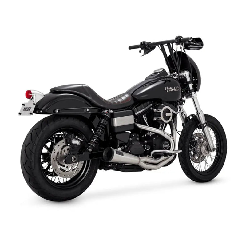 Vance & Hines 2-into-1 Stainless Upsweep Exhaust for Harley