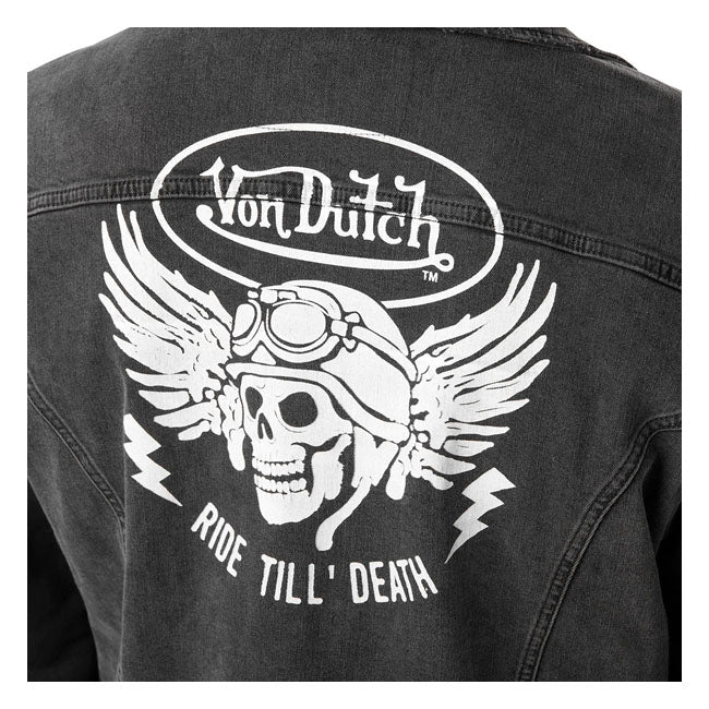 Von Dutch Black Denim Jacket