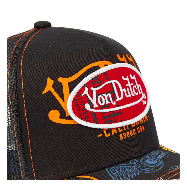 Von Dutch Logo Everywhere Cap