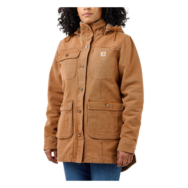 Carhartt Loose Fit Weathered Duck Coat Ladies