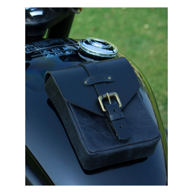 Trip Machine Vintage Leather 1.3L Motorcycle Tank Bag