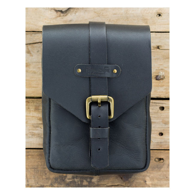 Trip Machine Vintage Leather 1.3L Motorcycle Tank Bag