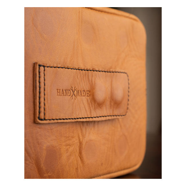 Trip Machine Vintage Leather 1.3L Motorcycle Tank Bag