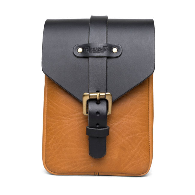 Trip Machine Vintage Leather 1.3L Motorcycle Tank Bag