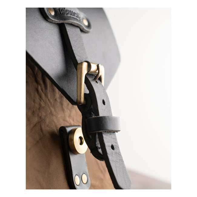 Trip Machine Vintage Leather 1.3L Motorcycle Tank Bag