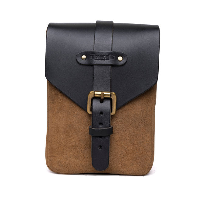 Trip Machine Vintage Leather 1.3L Motorcycle Tank Bag