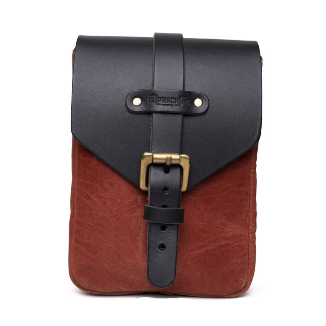 Trip Machine Vintage Leather 1.3L Motorcycle Tank Bag
