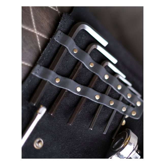 Trip Machine Leather Motorcycle Tool Roll