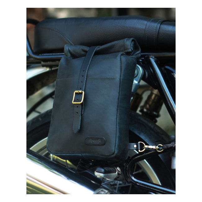 Trip Machine Vintage Leather 3.3L Motorcycle Saddlebag / Shoulder Bag