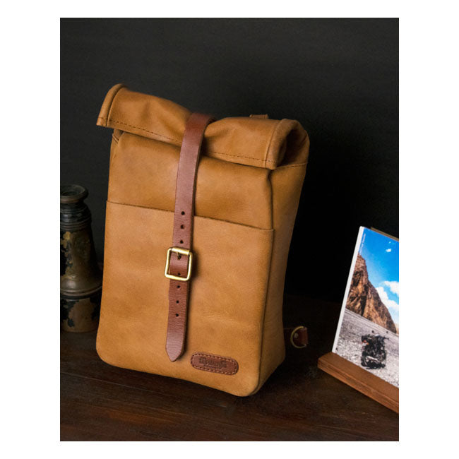 Trip Machine Vintage Leather 3.3L Motorcycle Saddlebag / Shoulder Bag