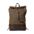 Trip Machine Vintage Leather 15L Motorcycle Saddlebag / Backpack