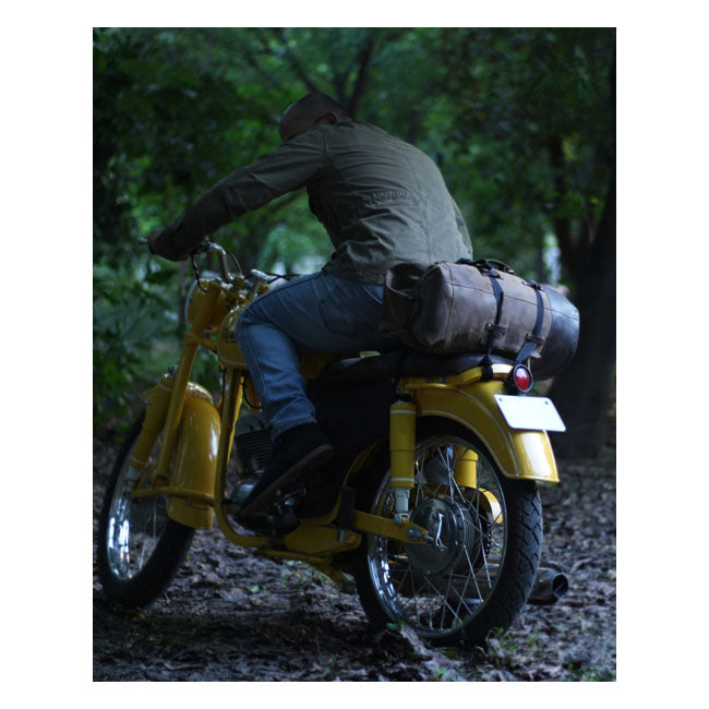 Trip Machine Vintage Leather Military Motorcycle Duffle Bag