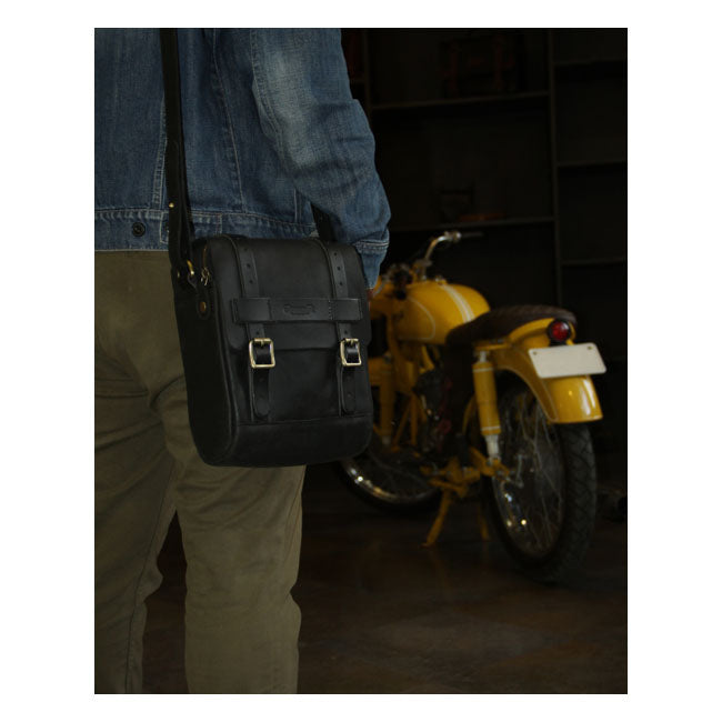 Trip Machine Vintage Leather 4.4L Motorcycle Tank / Tail Bag