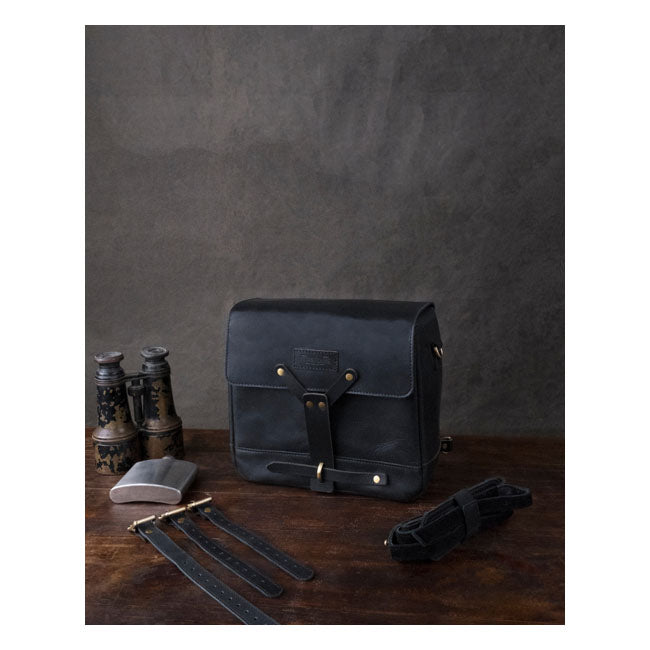 Trip Machine Vintage Leather Motorcycle Messenger Bag