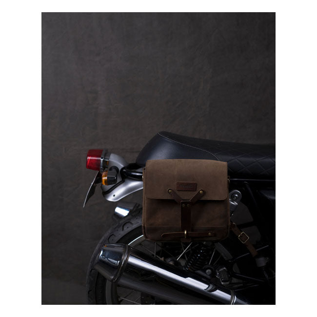 Trip Machine Vintage Leather Motorcycle Messenger Bag