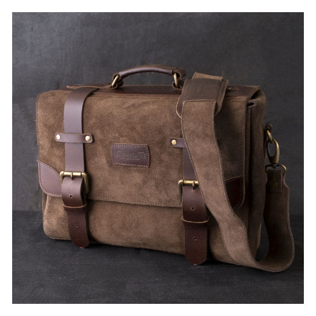 Trip Machine Vintage Leather Warrior Motorcycle Saddlebag