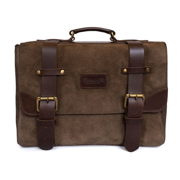 Trip Machine Vintage Leather Warrior Motorcycle Saddlebag
