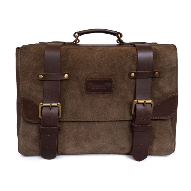 Trip Machine Vintage Leather Warrior Motorcycle Saddlebag