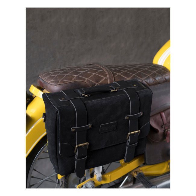 Trip Machine Vintage Leather Warrior Motorcycle Saddlebag