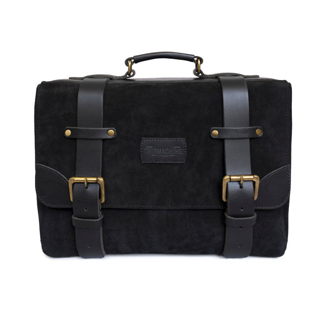 Trip Machine Vintage Leather Warrior Motorcycle Saddlebag