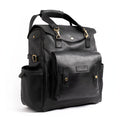 Trip Machine Vintage Leather Outlander Motorcycle Saddlebag / Backpack