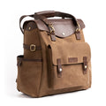 Trip Machine Vintage Leather Outlander Motorcycle Saddlebag / Backpack
