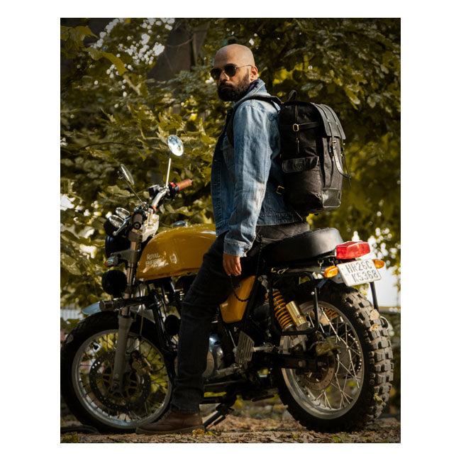 Trip Machine Vintage Rambler Motorcycle Saddlebag / Backpack
