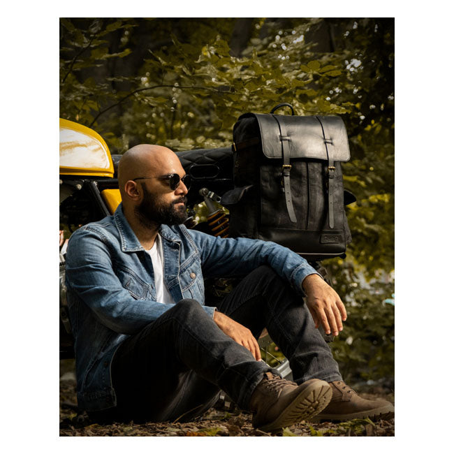 Trip Machine Vintage Rambler Motorcycle Saddlebag / Backpack