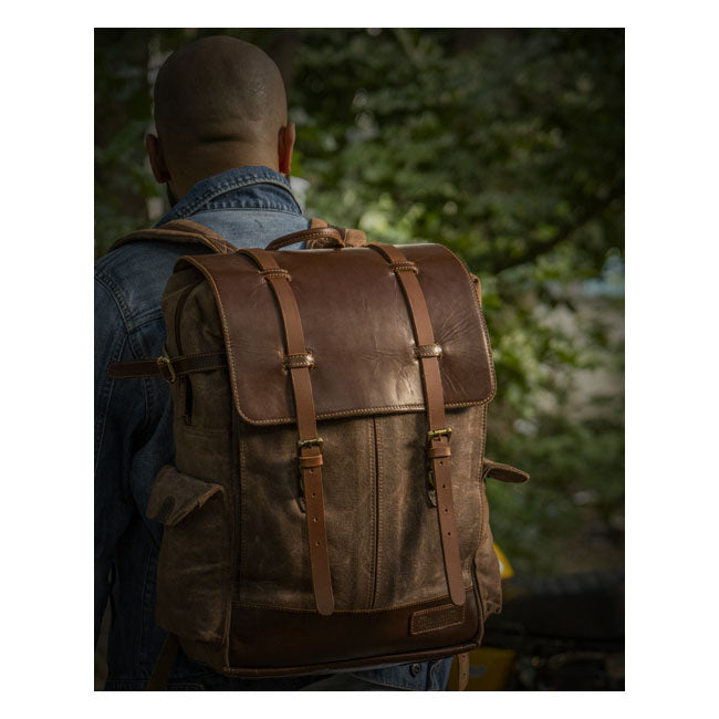 Trip Machine Vintage Rambler Motorcycle Saddlebag / Backpack