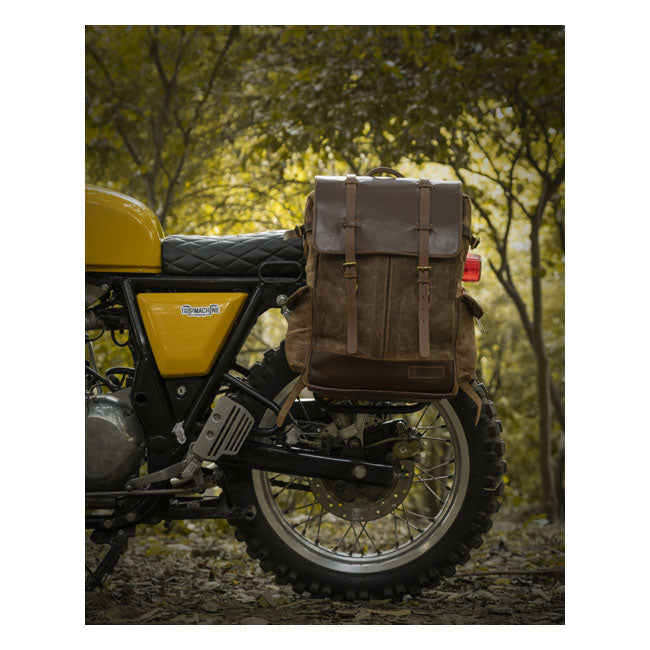 Trip Machine Vintage Rambler Motorcycle Saddlebag / Backpack