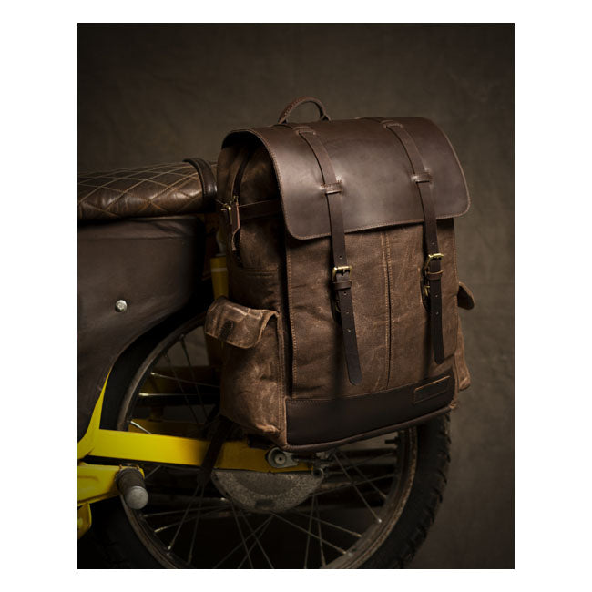 Trip Machine Vintage Rambler Motorcycle Saddlebag / Backpack