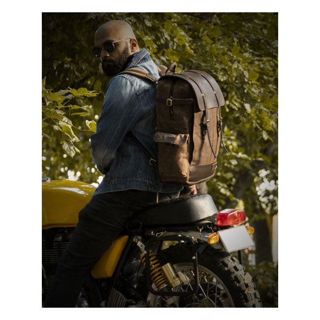 Trip Machine Vintage Rambler Motorcycle Saddlebag / Backpack