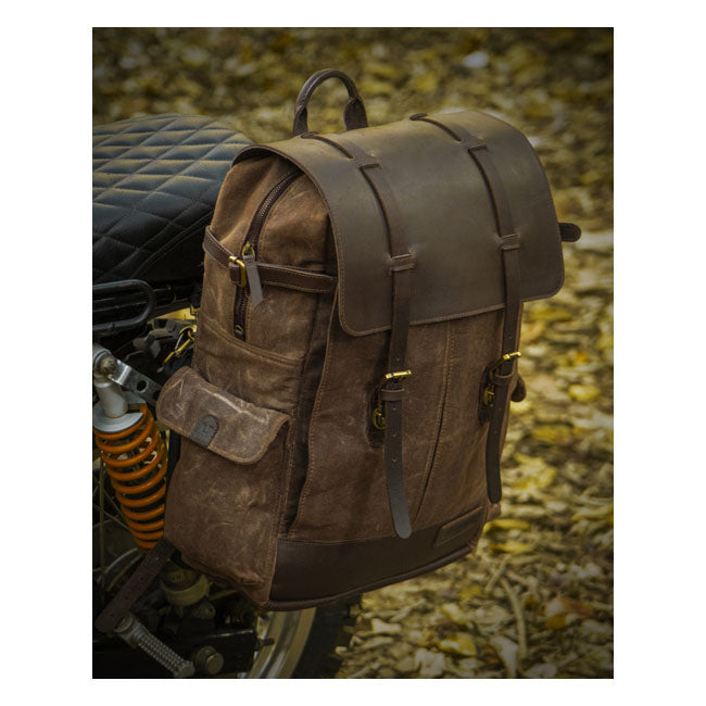 Trip Machine Vintage Rambler Motorcycle Saddlebag / Backpack