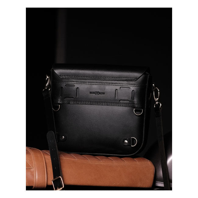 Trip Machine Classic Leather Motorcycle Saddlebag