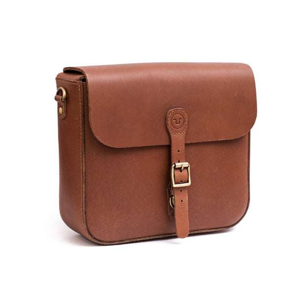 Trip Machine Classic Leather Motorcycle Saddlebag