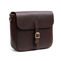 Trip Machine Classic Leather Motorcycle Saddlebag