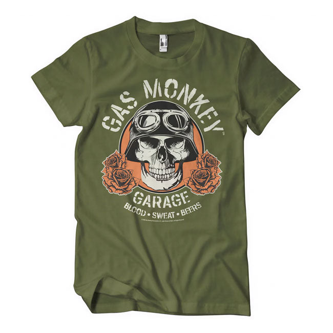 Gas Monkey Garage Skull T-Shirt