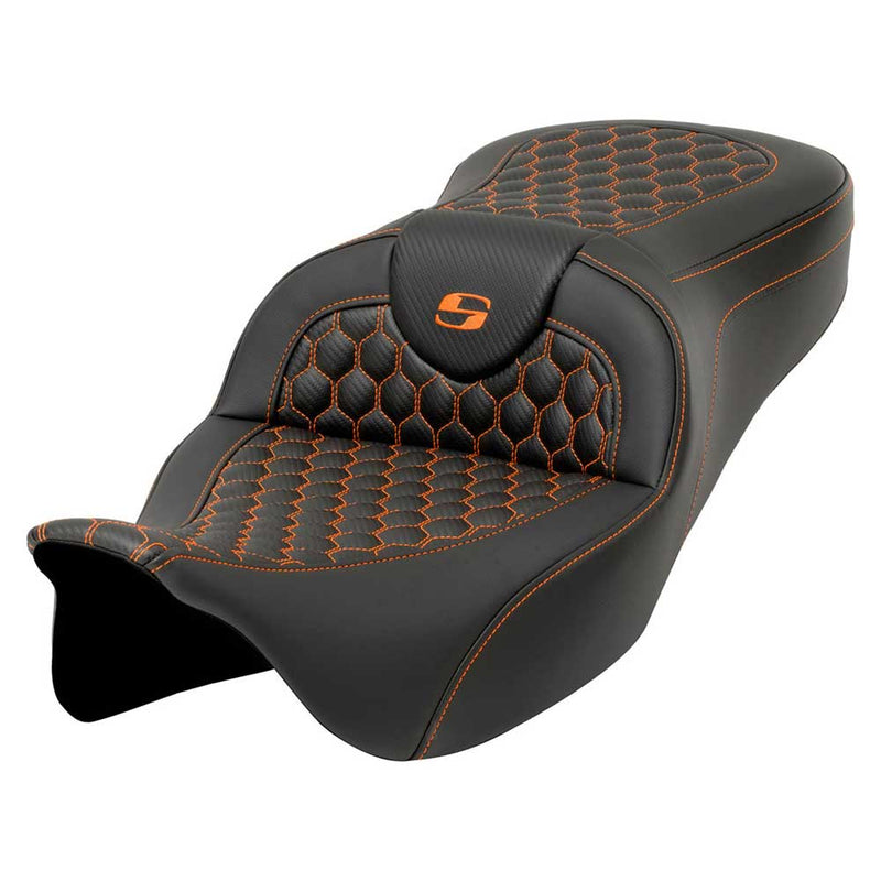 Saddlemen Roadsofa Honeycomb Seat for Harley