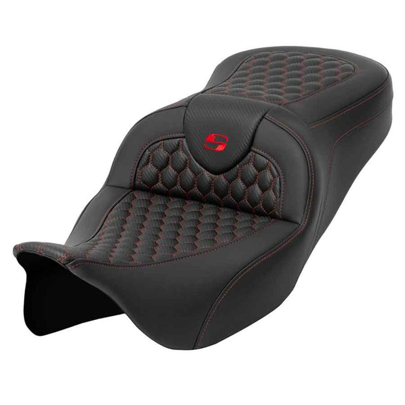 Saddlemen Roadsofa Honeycomb Seat for Harley