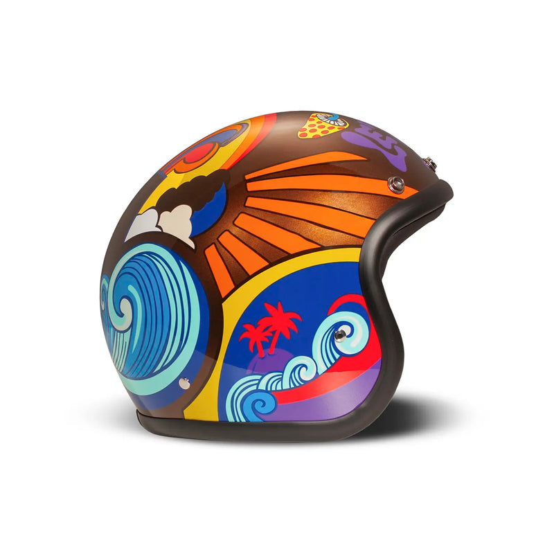 DMD Retro Custom Open Motorcycle Helmet