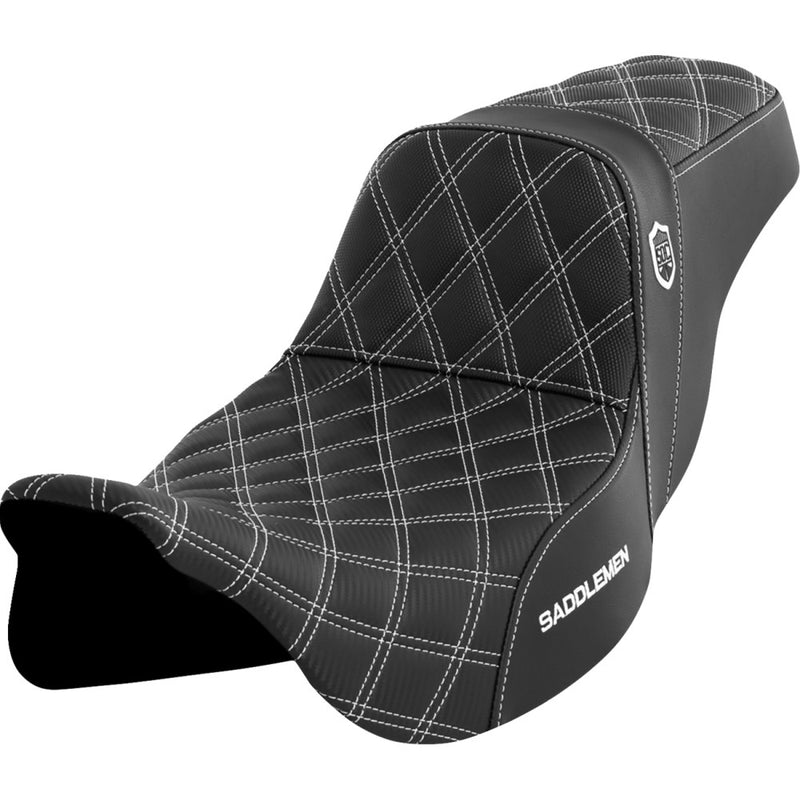 Saddlemen Pro SDC Performance Gripper Lattice Stitch Seat for Harley