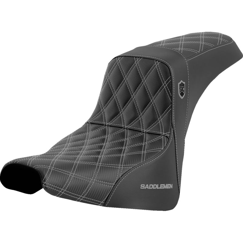 Saddlemen Pro SDC Performance Gripper Lattice Stitch Seat for Harley