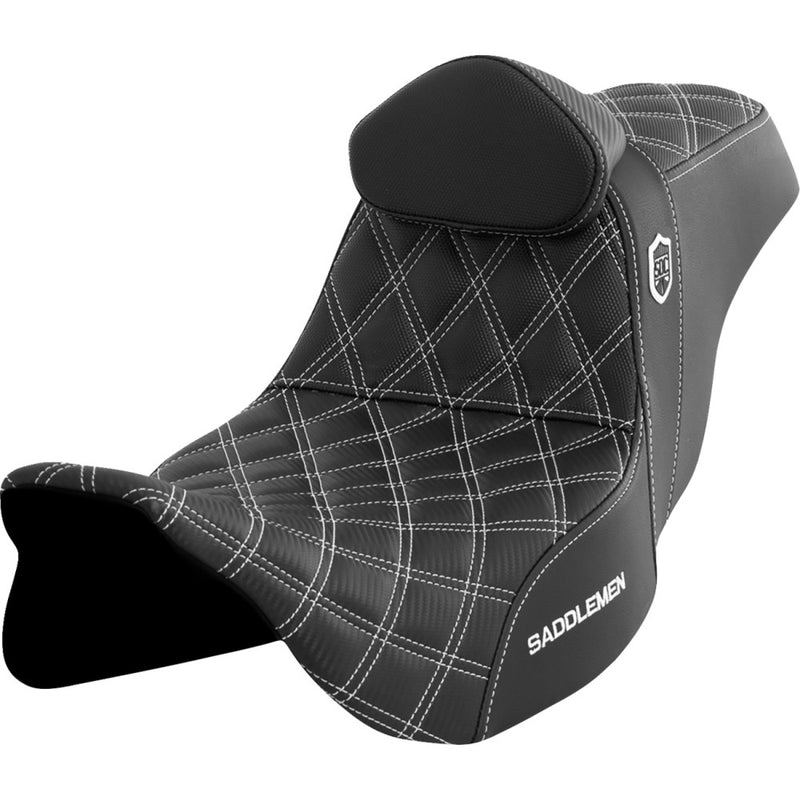 Saddlemen Pro SDC Performance Gripper Lattice Stitch Seat for Harley