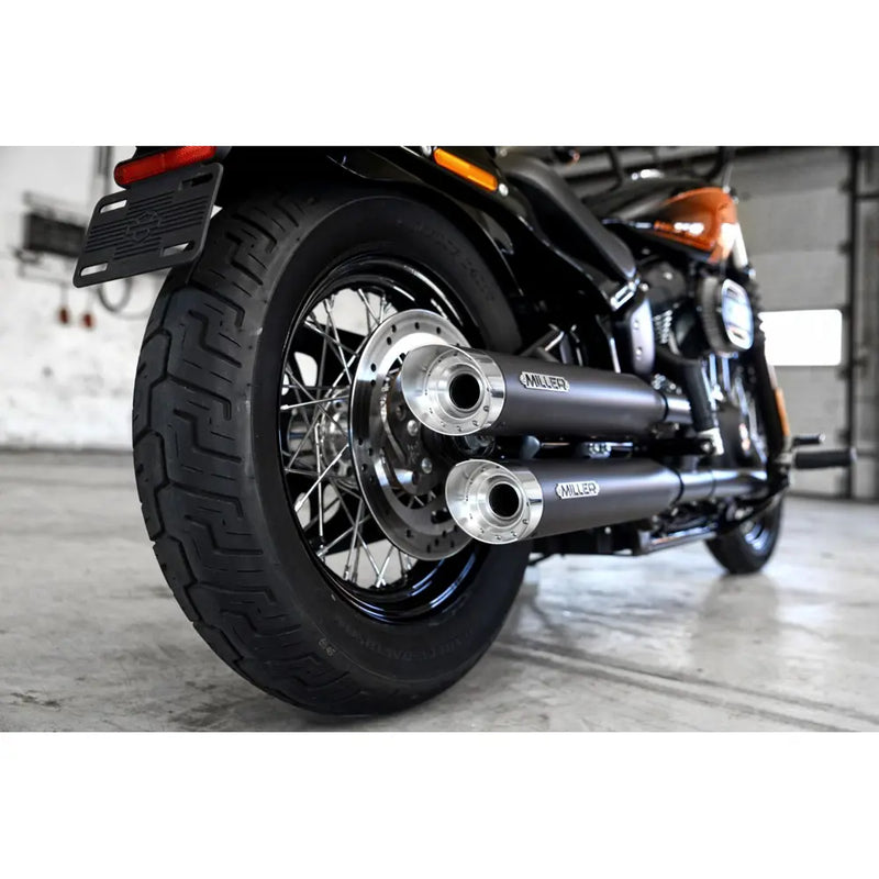 Miller Destiny Euro 5 Slip-On Mufflers for Harley