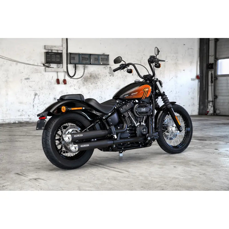 Miller Independence Euro 4 Slip-On Mufflers for Harley