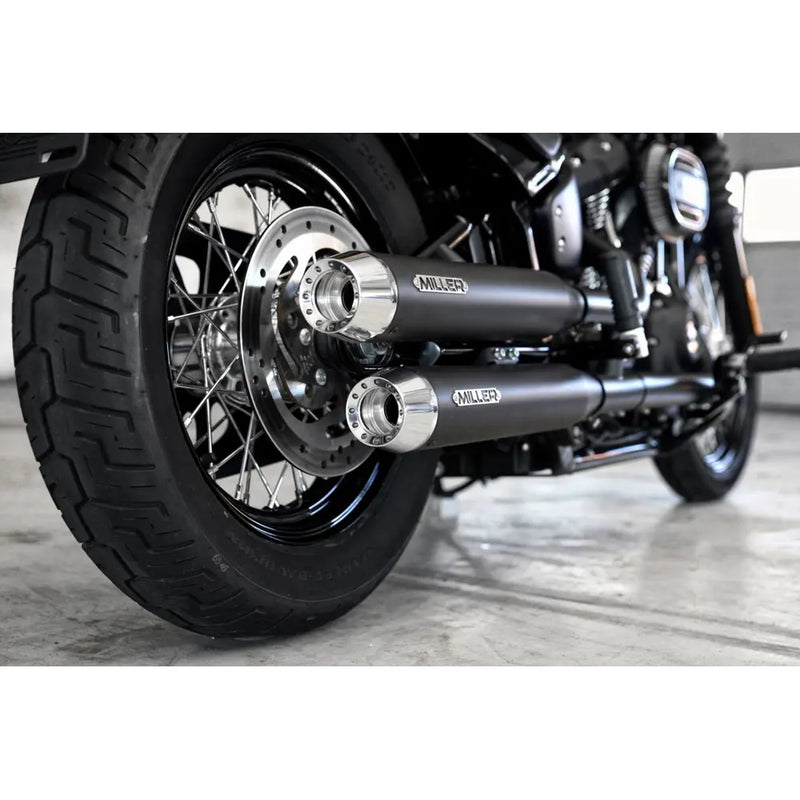 Miller Destiny Euro 5 Slip-On Mufflers for Harley
