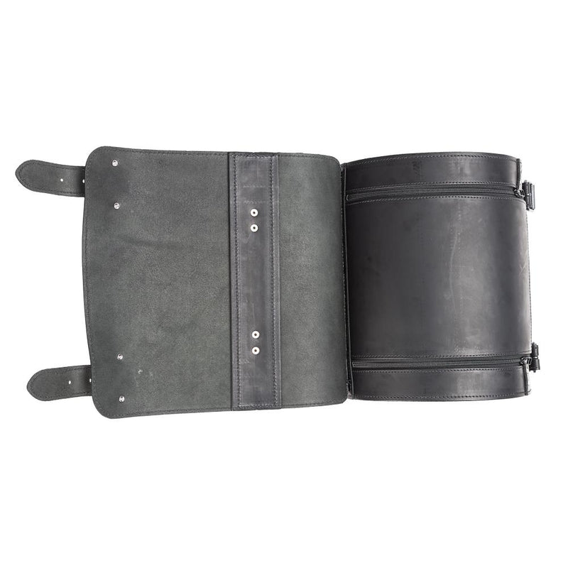 Ledrie Universal Leather Motorcycle Suitcase