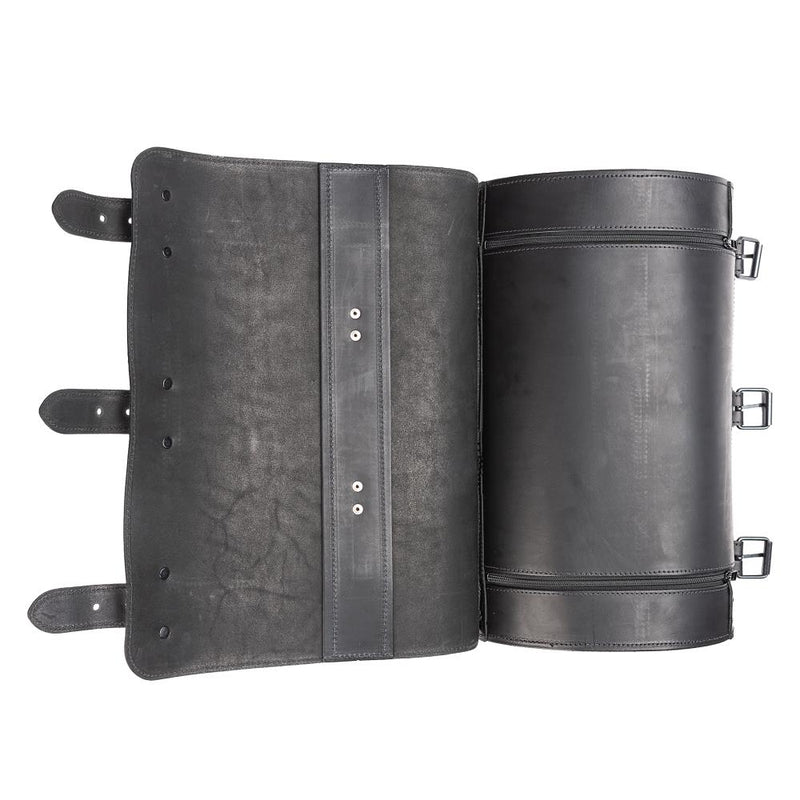 Ledrie Universal Leather Motorcycle Suitcase