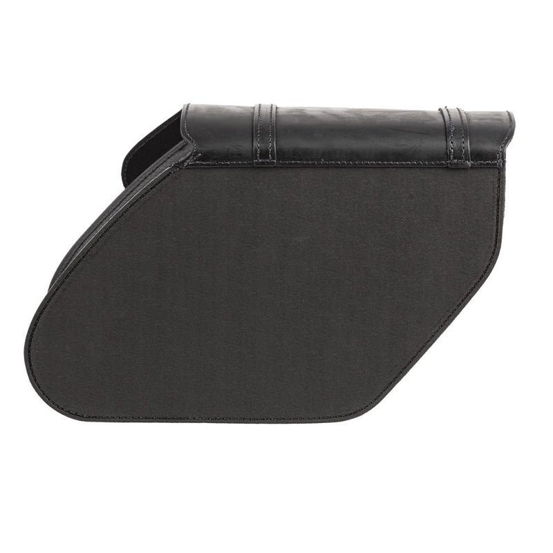 Ledrie Reinforced Rigid Leather 24L Motorcycle Saddlebag Set