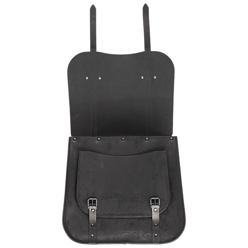Ledrie Classic Leather Motorcycle Saddlebag 30L